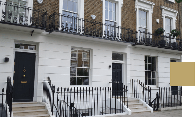 Chelsea External Renovation Project, exterior painting London