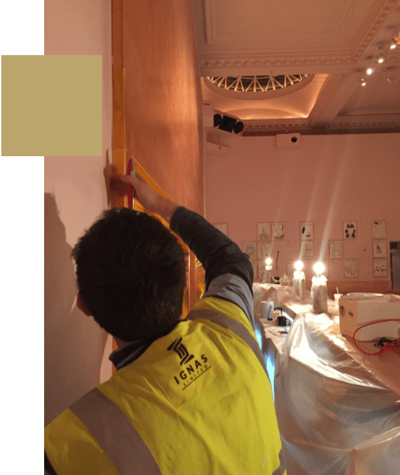 Mayfair Sketch Restaurant Project, commercial painting and decorating london