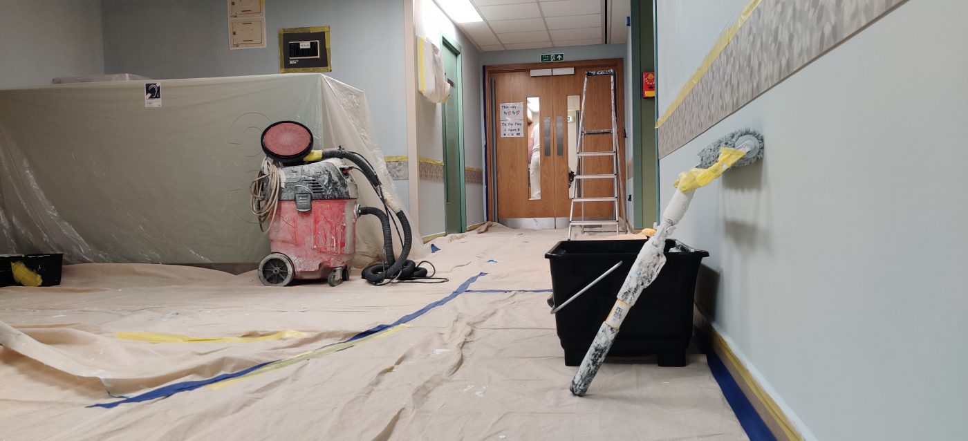 hospital painting and decorating london